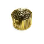 Anodizing Golden Cold Forging Heat Sink Round For LED Grow Light