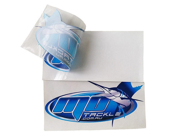 Pernalised silk print outdoor die cut UV resistant waterproof clear PVC car decal sticker