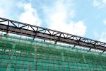 Low Carbon Steel Building Steel Frame Fabrication For Gymnasium