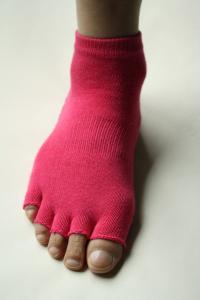 Wholesale Custom logo, design toeless Pilates Barre Grip Non Slip Pilates yoga socks from china suppliers
