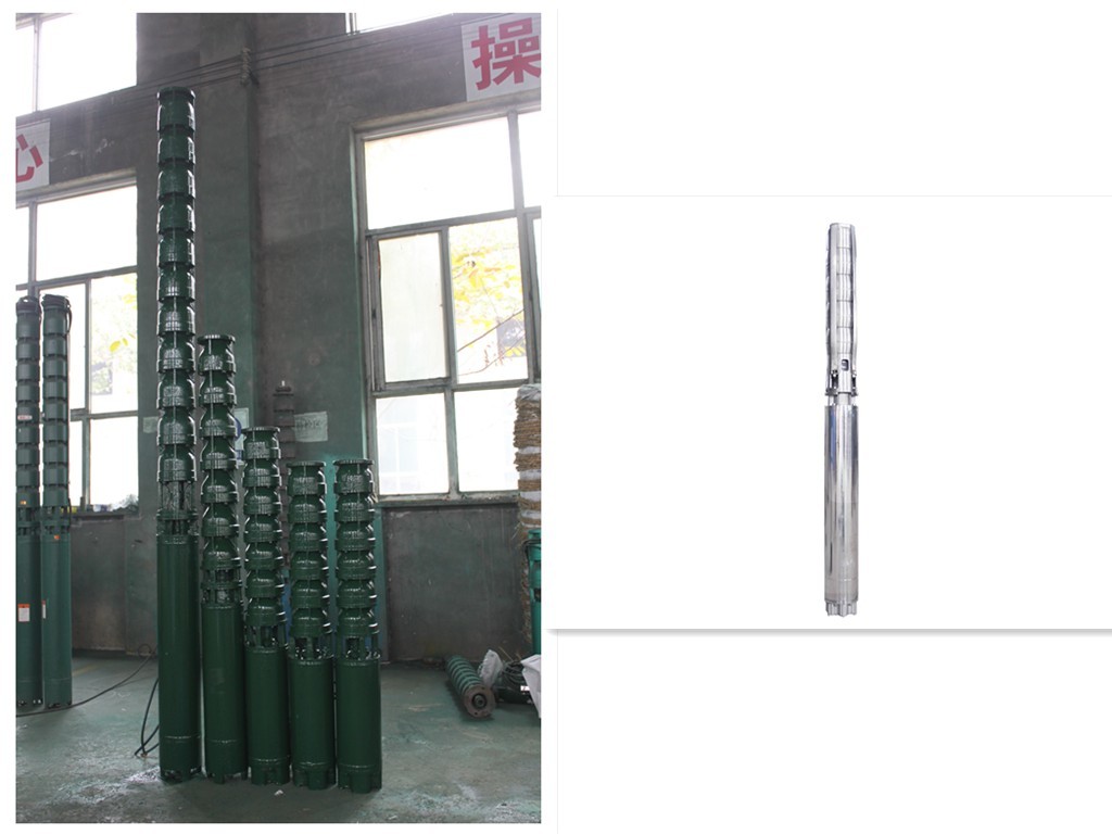 Corrison Resistant Vertical Submersible Centrifugal Pumps Cast Iron Material