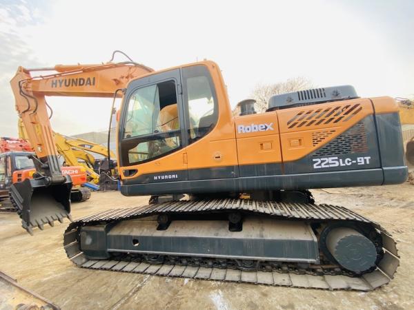 22 Ton Original Japan Second Hand Hyundai R225 Crawler Excavator With 112 KW