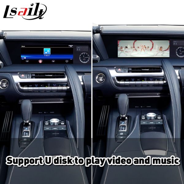 Lsailt Wireless Android Auto Carplay Interface for 2017-Present Lexus LC 500h 500 LC500 LC500h