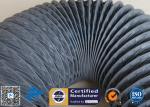 PVC Coated Fiberglass Fabric 150MM HVAC Flexible Air Ducts 10M Grey 260℃