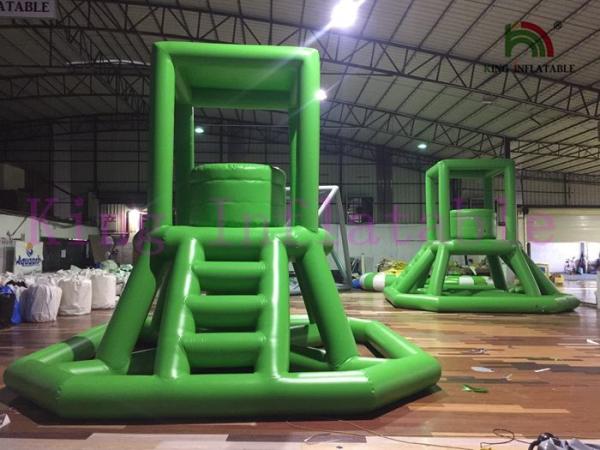 Hot Sealed Large Inflatable Water Guard Tower Water PVC Tarpaulin Toy For Water