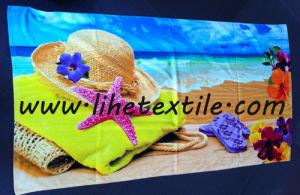 Wholesale cheap photo printing beach towel , GSM400 , 70x140cm , 100% cotton from china suppliers