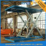 3.5m Hydraulic Scissor Car Lift / Hydraulic Home Garage CE SGS