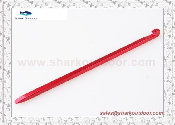 Aviation Aluminum Alloy Tent Pegs Ultralight Square nail Stakes Hook Pin Nails