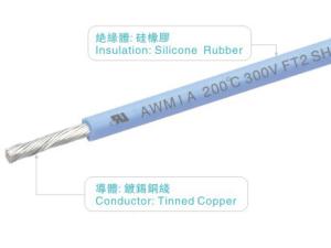 Wholesale 26AWG FT2 Blue Silicone Rubber Wires UL3367 300v 200C UAV Flexible Silicone Cable from china suppliers
