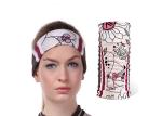 Soft Touch Fishing Neck Scarf Water Droplets Pattern Low Fiber Properties Absorb