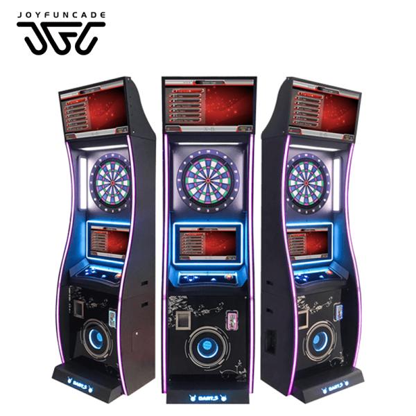 Multilingual Support Dart Board Arcade with Branding Options Custom Ads Dart Machine For Sale