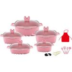 Wholesale Hot Selling White Kitchen Cooking Square Pot Sets Aluminum Non-Stick