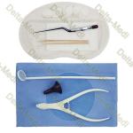 Disposable Medical Sterile Ent Examination Kit / Ent Surgical Kit
