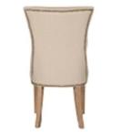 Oak wood beige linen fabric upholstery leisure chair/wooden dining chair/desk