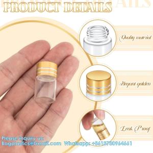 Wholesale Mini Small Clear Glass Bottles Vials Tiny Jar With Plastic Stopper Miniature Bottle Message Bottle Gift DIY Decoration from china suppliers