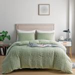 Customizable Seersucker Duvet Cover Set 3-Piece Luxury Bedding Set Unique Style
