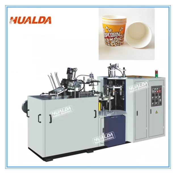 Small 4 Kw Disposable Glass Cup Making Machine For Liquid Measuring