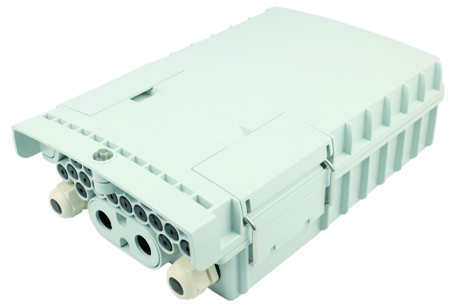 274*175*82mm FTTH Fiber Optic Terminal Box for Outdoor 16 Cores Wall Mount Pole Mount