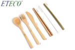 Bamboo Disposable Dinnerware Set Eco-Friendly Biodegradable Dinnerware Set