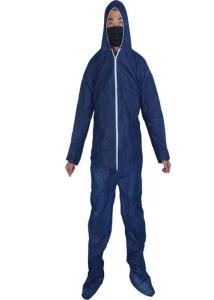 Wholesale Disposable Chemical Resistant Disposable Coveralls Anti Abrasion For Medical Lab from china suppliers