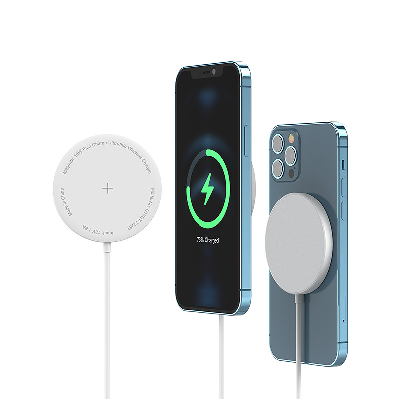 Foldable Magnetic Wireless Charger for iPhone 12 Magsafe Wireless Charger 15W Fast Wireless Charging