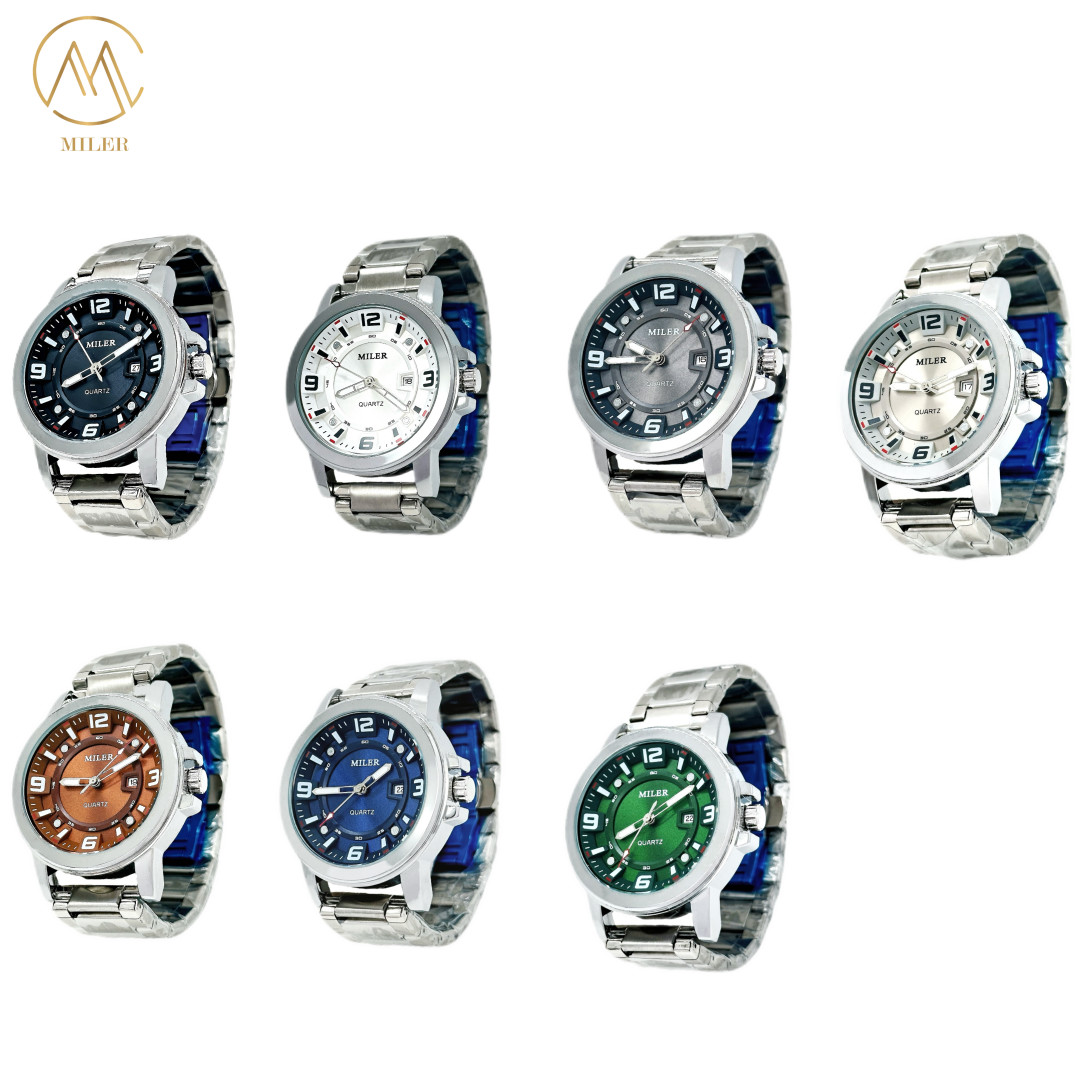 Factory Direct Sale Novelty New Arrival Chronograph Low Price Men Quartz Watches Stainless Steel Band