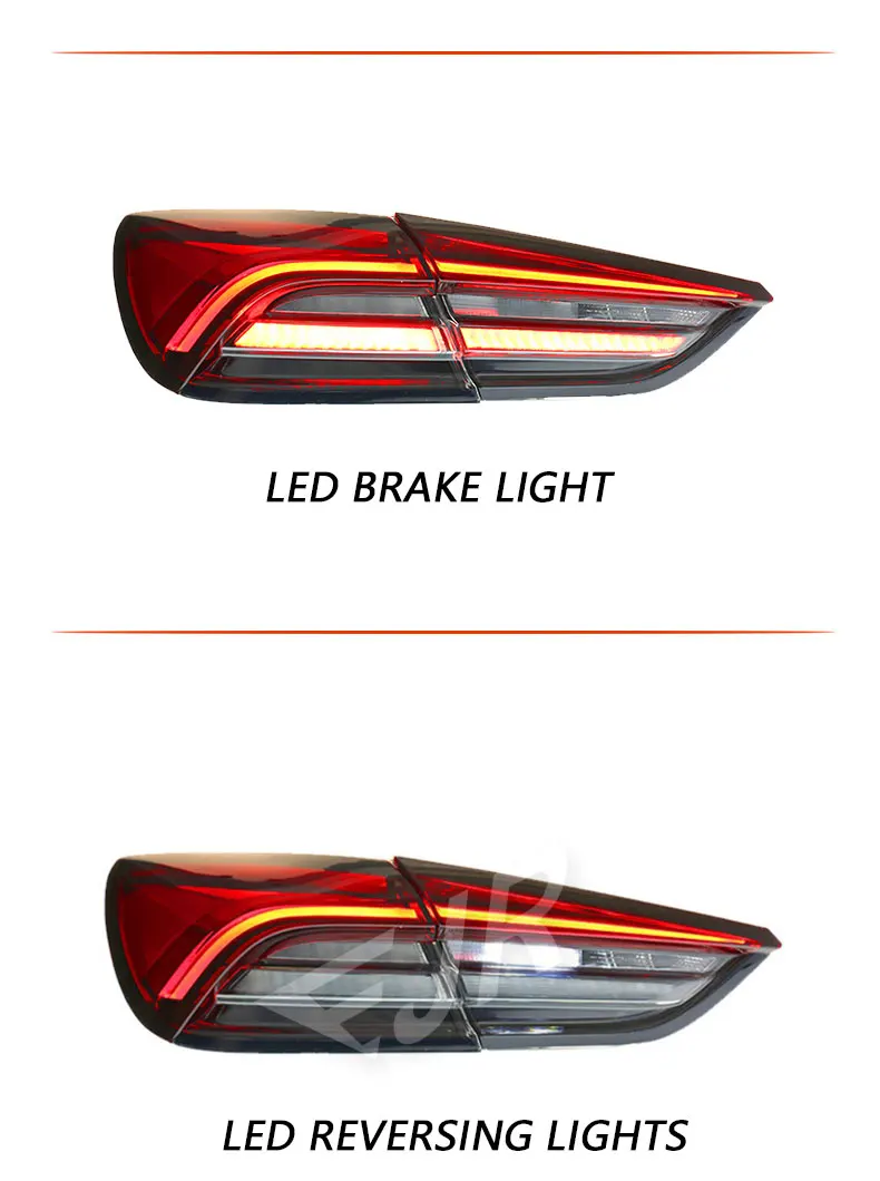For Maserati Quattroporte 14-20 Led Taillight Upgrade New Trofeo Version Plug And Play Rear Tail Light Turn Brake Drl