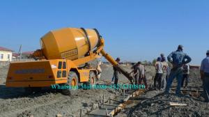 Wholesale Mobile Hydraulic Concrete Mixer Machine , Cement Mixer Vehicle 20 Circles Per Min from china suppliers
