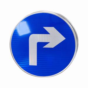 Wholesale ODM Road Turn Reflective Safety Signs PET Aluminum Board from china suppliers