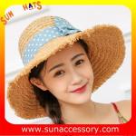 AK17540 fashion Wide brim sunny beach paper straw hats for womens in stock ,