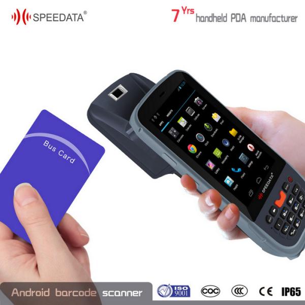 Android 4.4.2 Biometric Fingerprint Scanner Ip65 With NFC Reader
