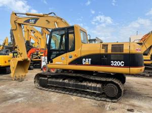 Wholesale Second hand CAT Caterpillar 320C Hydraulic Crawler Excavator Construction Machinery 20 Tons from china suppliers