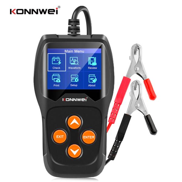 Hand - Held Car Battery Tester Battery Charger Tester Auto Data Print Support