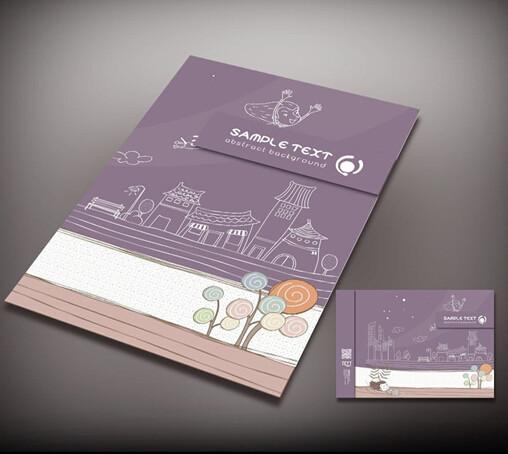 Thick greeting cards printing, A5 birthday card printing, cardboard material