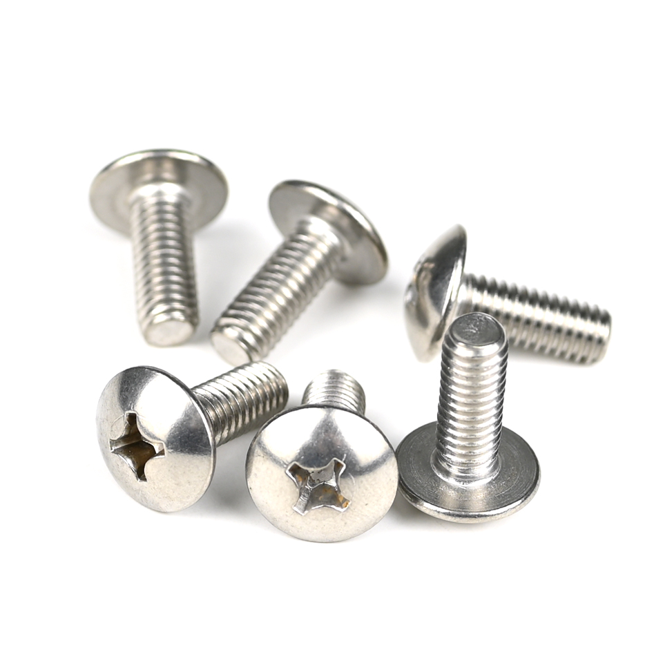 Long M6 X 16 Phillips Truss Head Machine Screws For Kitchen Hood With Ruspert Finish