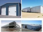Hot Dip Galvanized / Painted Prefab Metal Garage , Custom 3 Car Metal Garage