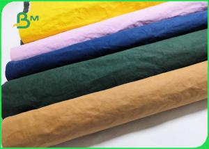 Wholesale Recyclable Eco Friendly Green / Blue Soft Washed Kraft Paper For Grocery Bags from china suppliers