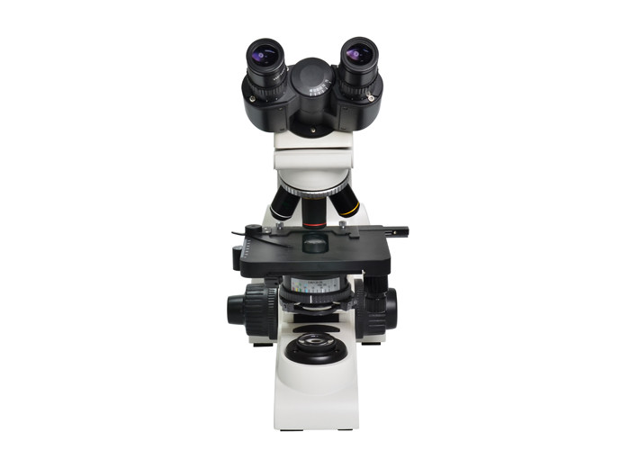6V 20W Laboratory Biological Microscope 40-1000X Magnification White Black