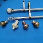 28mm Adjustable 7.2 Metre Steel Pipe Curtain Rods