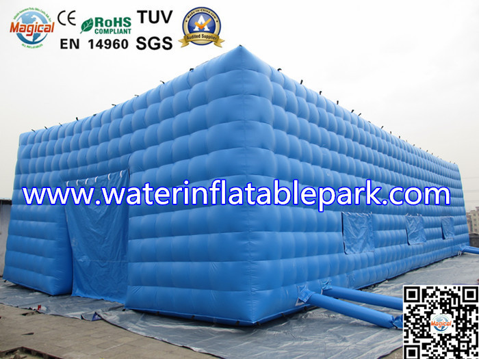 Waterproof Shade Instant Inflatable Bubble Tent With LED , Event In A Tent