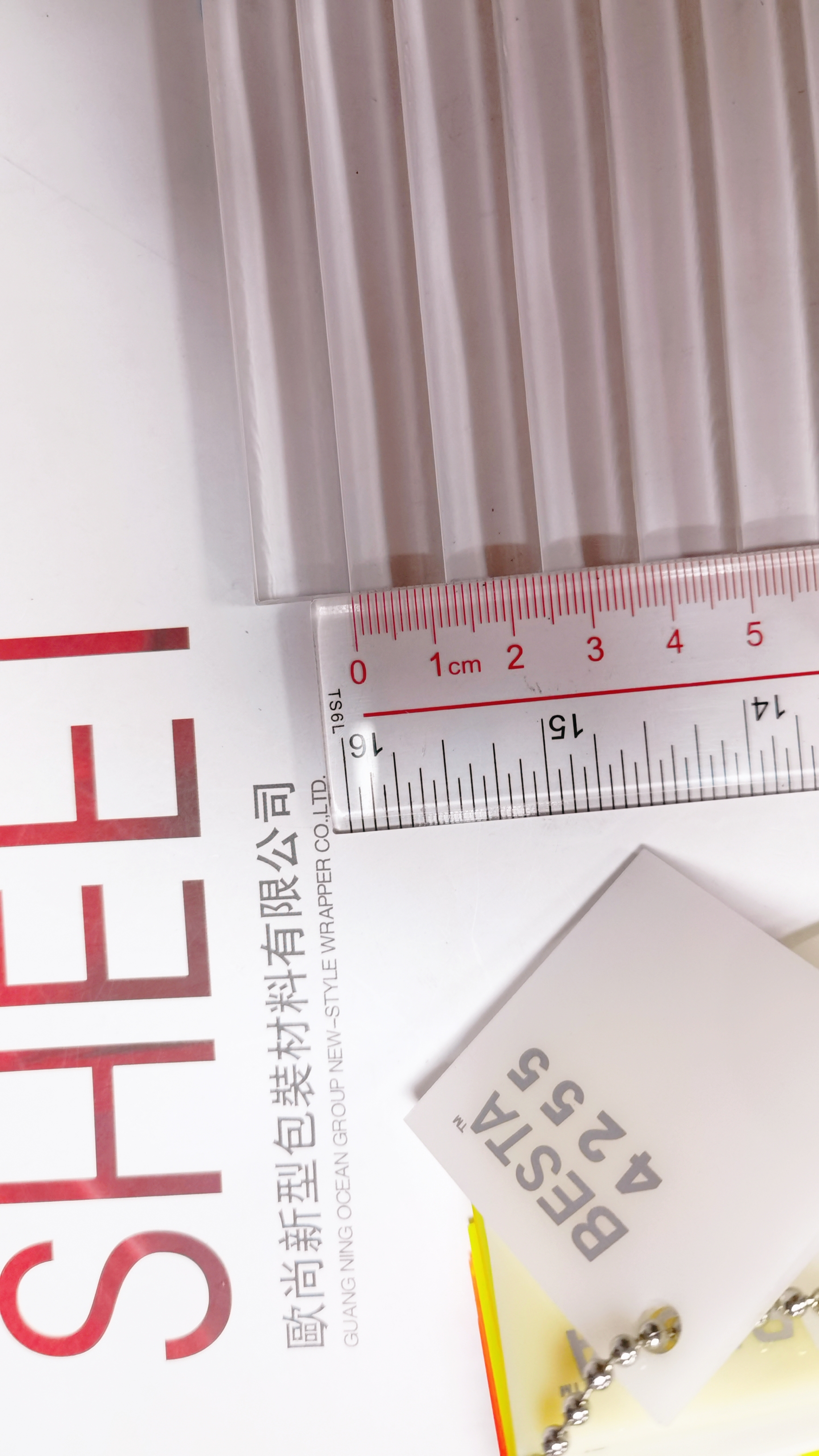 Textured Acrylic Pmma Sheet 4mm Striped Polystyrene Acrylic Plastic