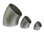 stainless steel 45 degree long radius pipe elbow