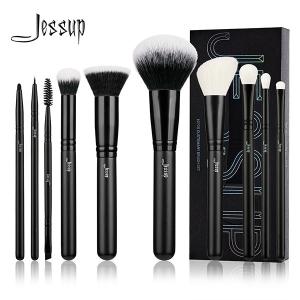 Wholesale Jessup 10pcs Natural / Synthetic Hair Essential Makeup Brushes Set from china suppliers