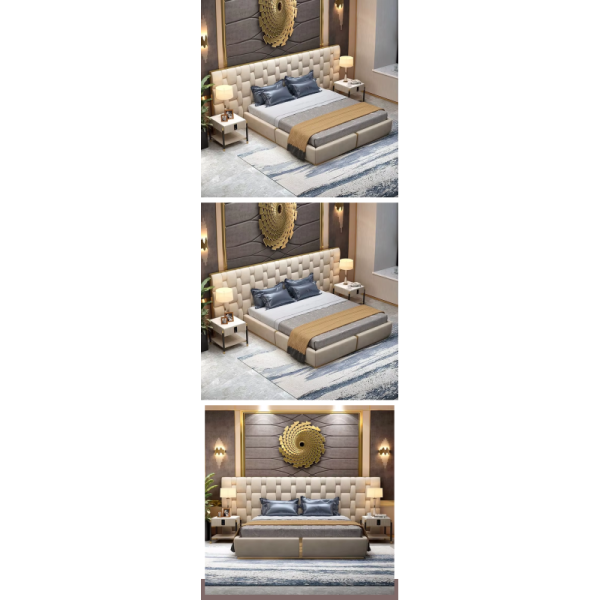 Luxury Bedroom Set: Elevating Elegance With Tufted Headboard