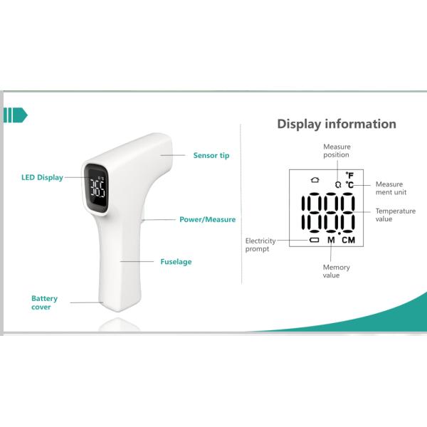 Wholesale wireless digital infrared gun-type temperature thermometer for forehead