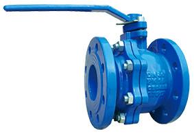 Wholesale Industrial Cast Iron Ball Valve With Lever Operator 2 PC Flanged Ball Valve from china suppliers