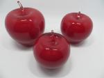 Glass paperweight, glass apple, glass round ball, hand made glass, home