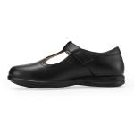 Velcro Design TPR Bottom Children'S Leather School Shoes Anti Slippery