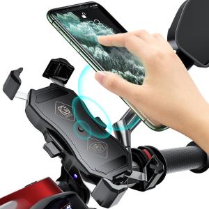 Wholesale QC3.0 15W Motorcycle Phone Wireless Charger Holder from china suppliers