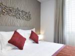 Takeo furniture factory do hotel bedroom furniture fabric bed with wood